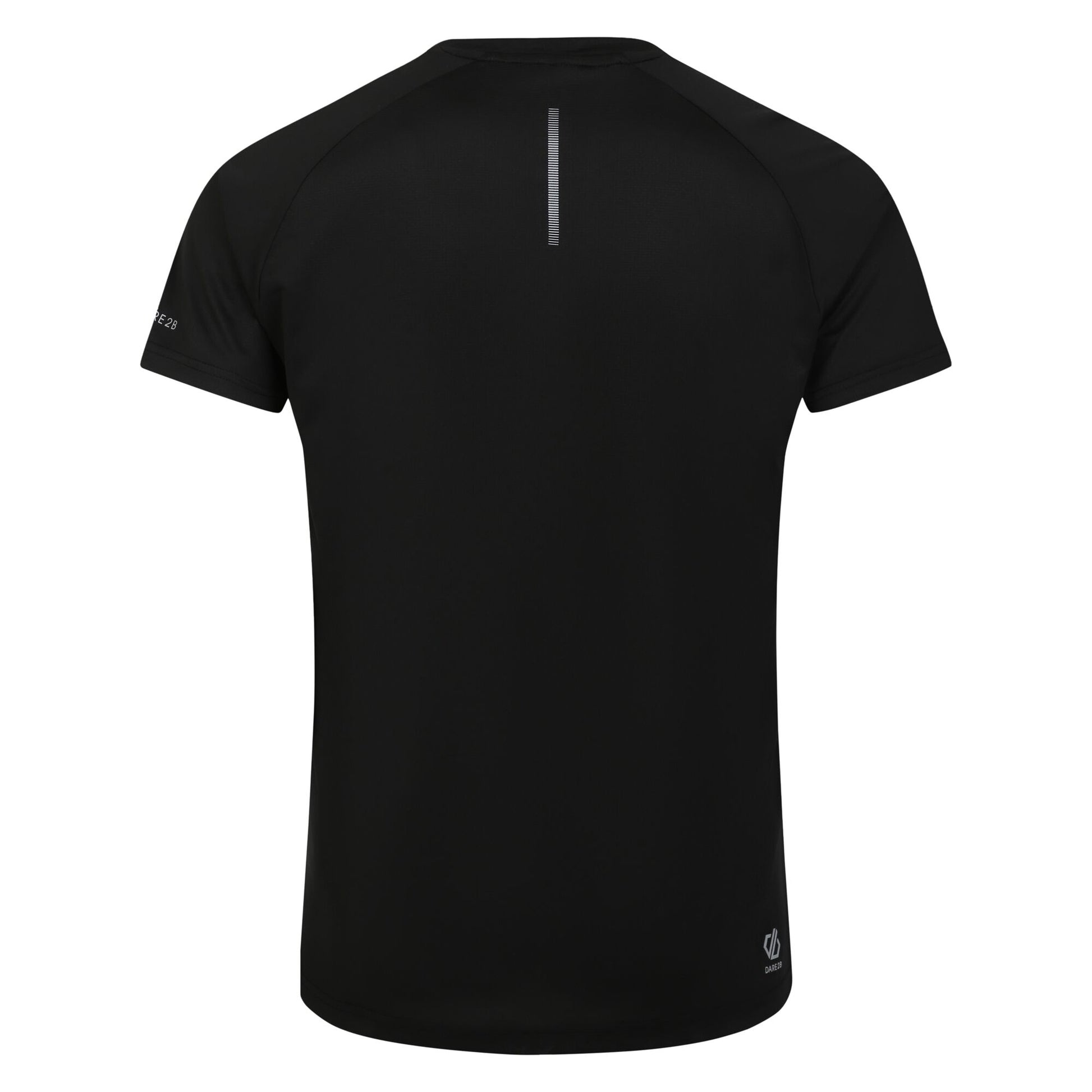 Black - Back - Dare 2B Mens Tech Bicycle T-Shirt