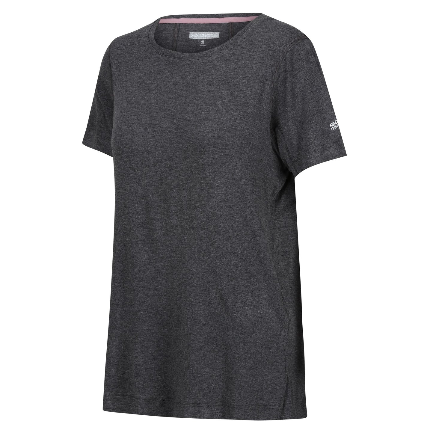 Seal Grey - Side - Regatta Womens-Ladies Ballyton T-Shirt
