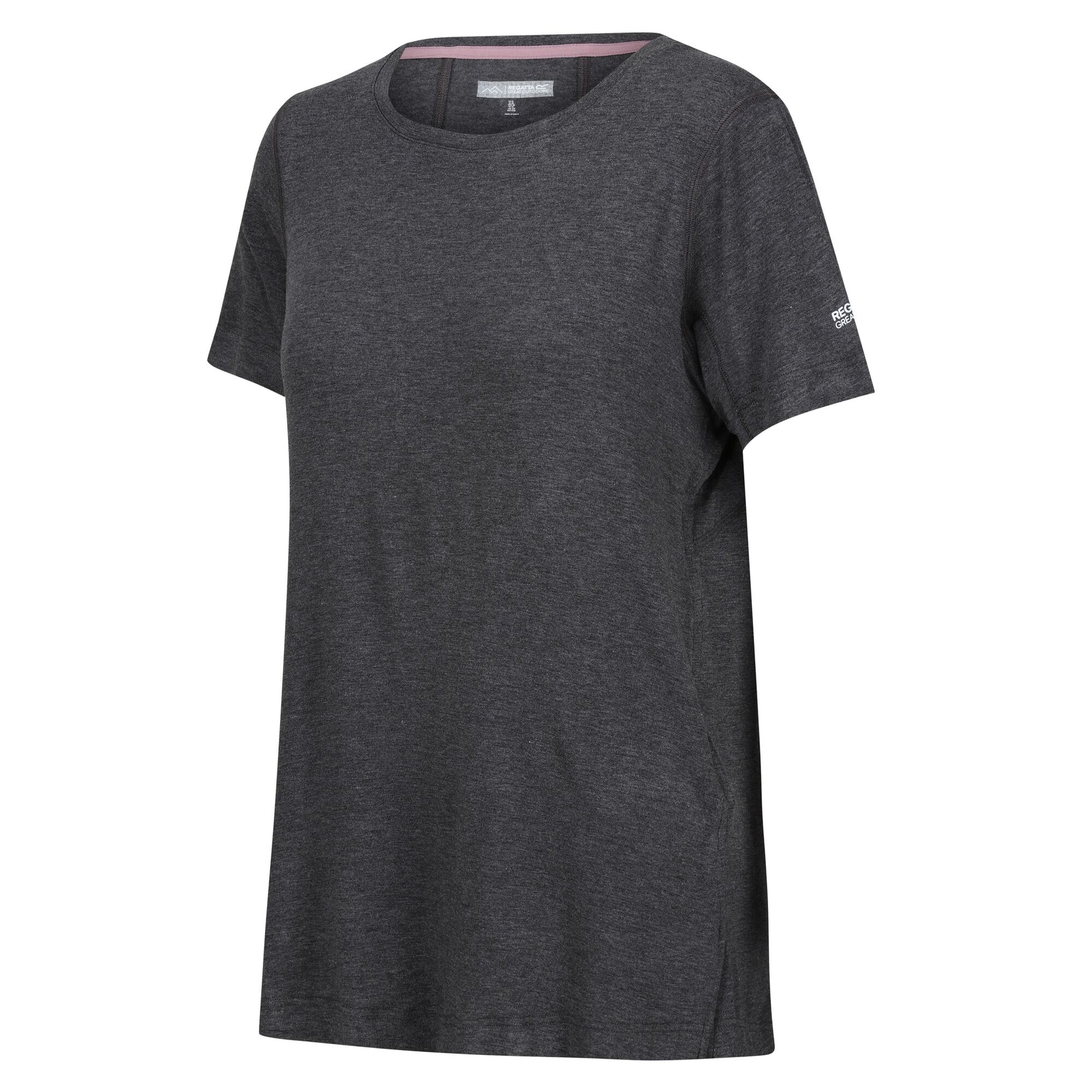 Seal Grey - Side - Regatta Womens-Ladies Ballyton T-Shirt