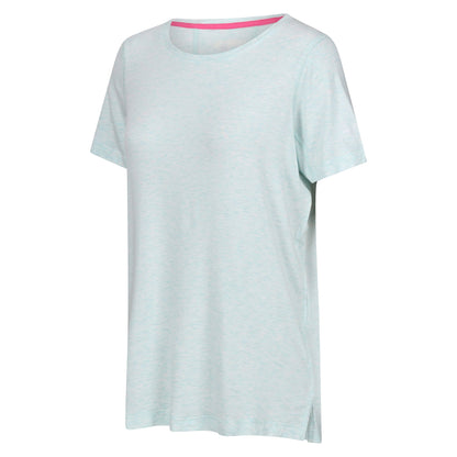 Bleached Aqua - Side - Regatta Womens-Ladies Ballyton T-Shirt