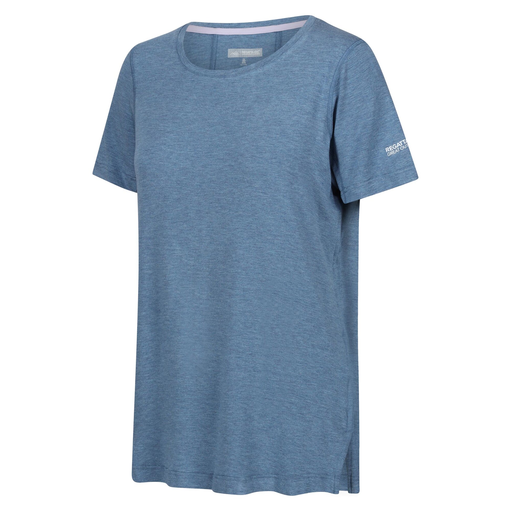 Coronet Blue - Side - Regatta Womens-Ladies Ballyton T-Shirt
