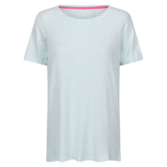 Bleached Aqua - Front - Regatta Womens-Ladies Ballyton T-Shirt