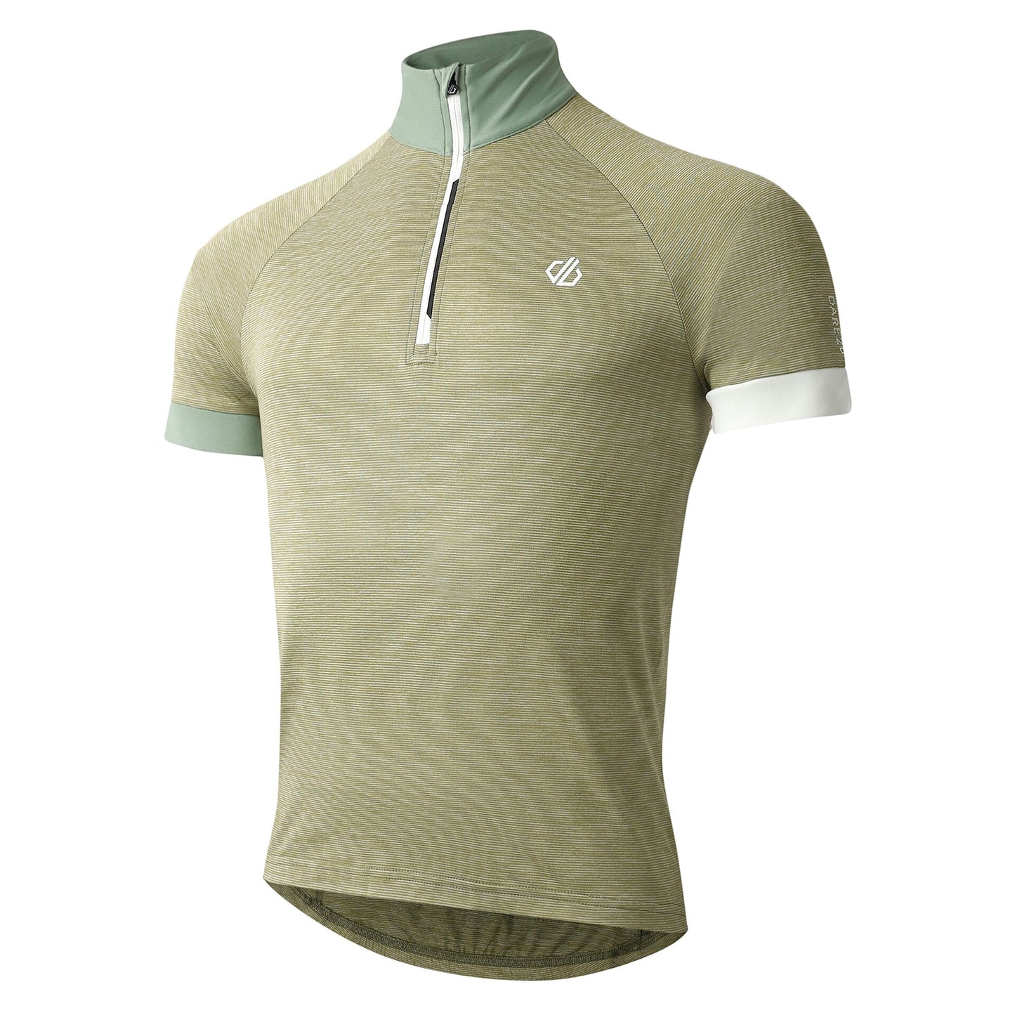 Olivine Green Marl - Side - Dare 2B Mens Pedal It Out II Jersey