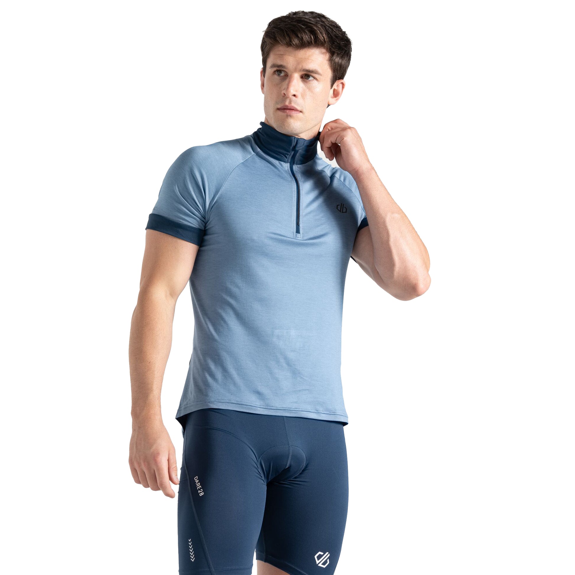 Coronet Blue - Side - Dare 2B Mens Pedal It Out II Jersey