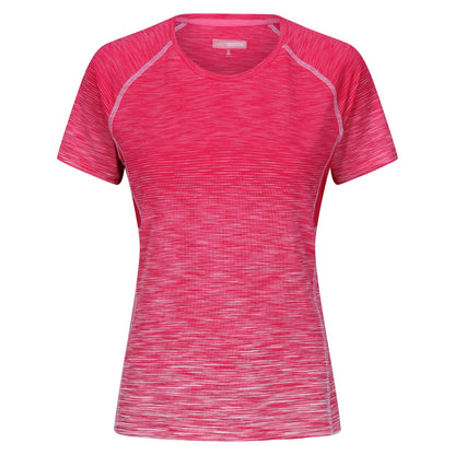 Pink Potion - Front - Regatta Womens-Ladies Ombre T-Shirt
