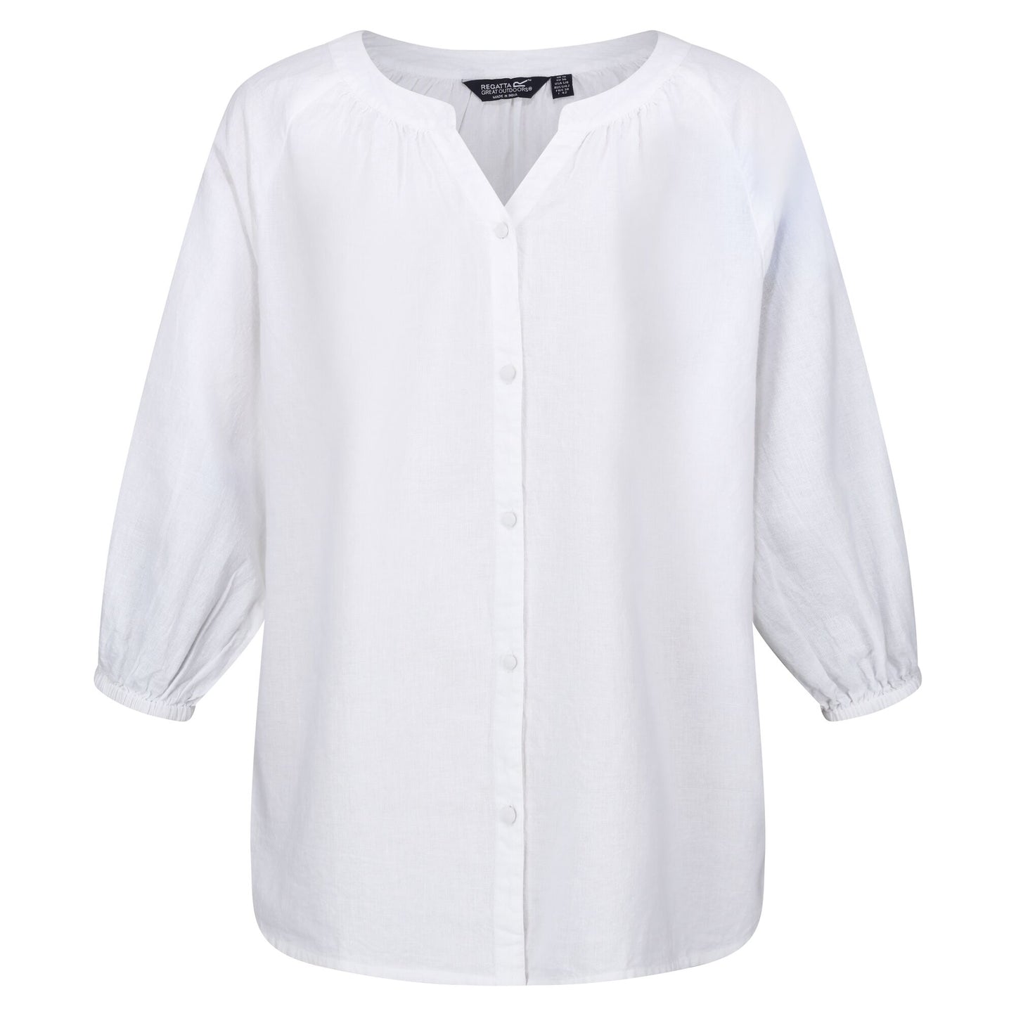 White - Front - Regatta Womens-Ladies Natuna Lightweight Shirt