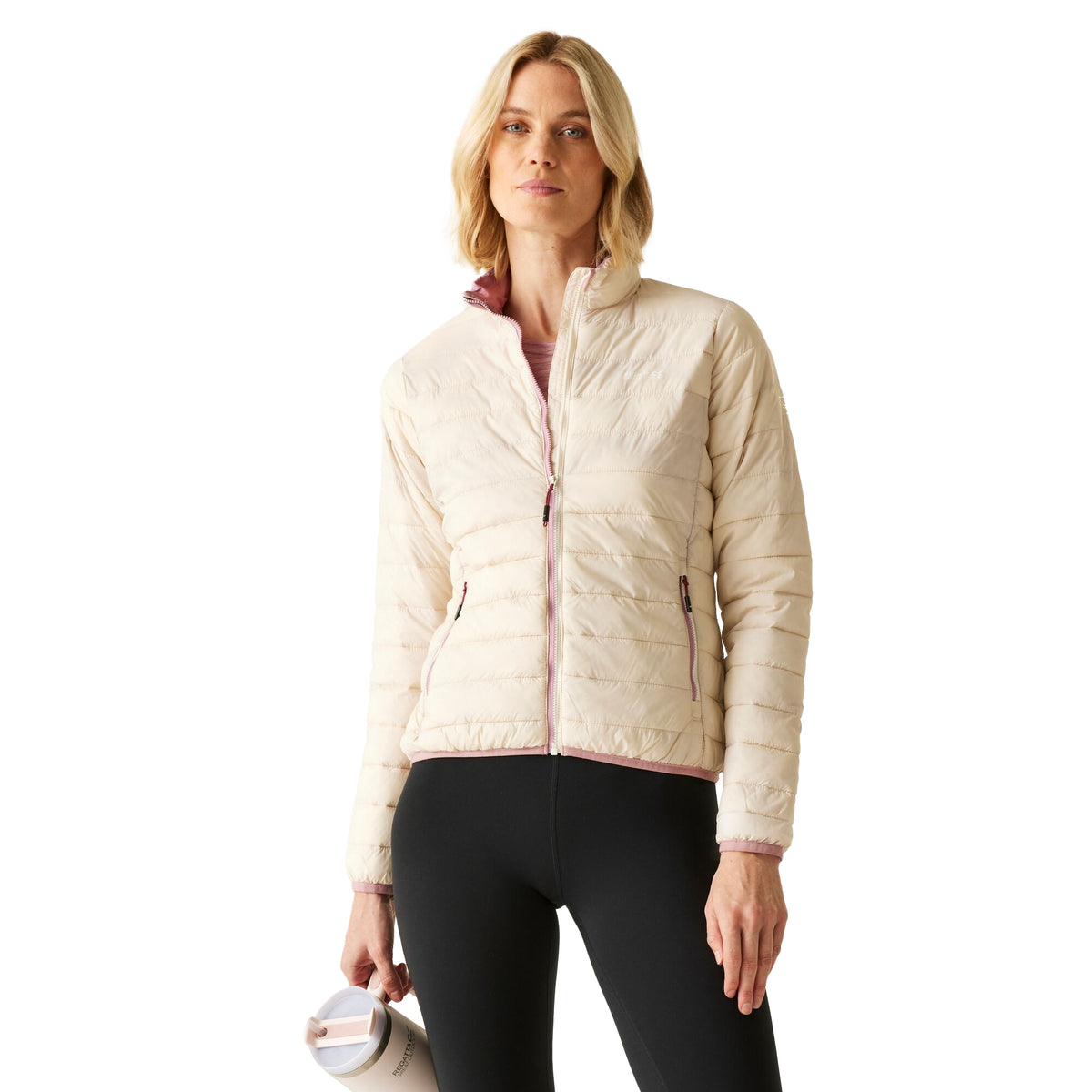 Light Vanilla-Lilas - Lifestyle - Regatta Womens-Ladies Hillpack II Insulated Padded Jacket