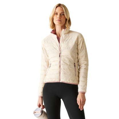 Light Vanilla-Lilas - Lifestyle - Regatta Womens-Ladies Hillpack II Insulated Padded Jacket