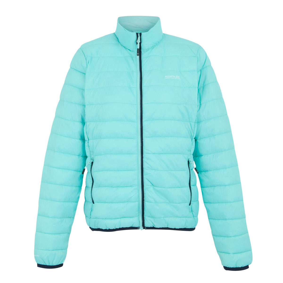 Aruba Blue-Icy Morn - Front - Regatta Womens-Ladies Hillpack II Insulated Padded Jacket