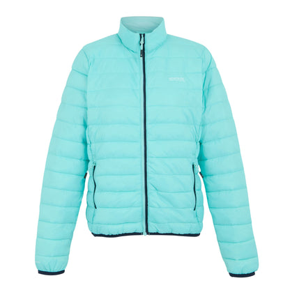 Aruba Blue-Icy Morn - Front - Regatta Womens-Ladies Hillpack II Insulated Padded Jacket
