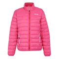Flamingo Pink-Pink Potion - Front - Regatta Womens-Ladies Hillpack II Insulated Padded Jacket