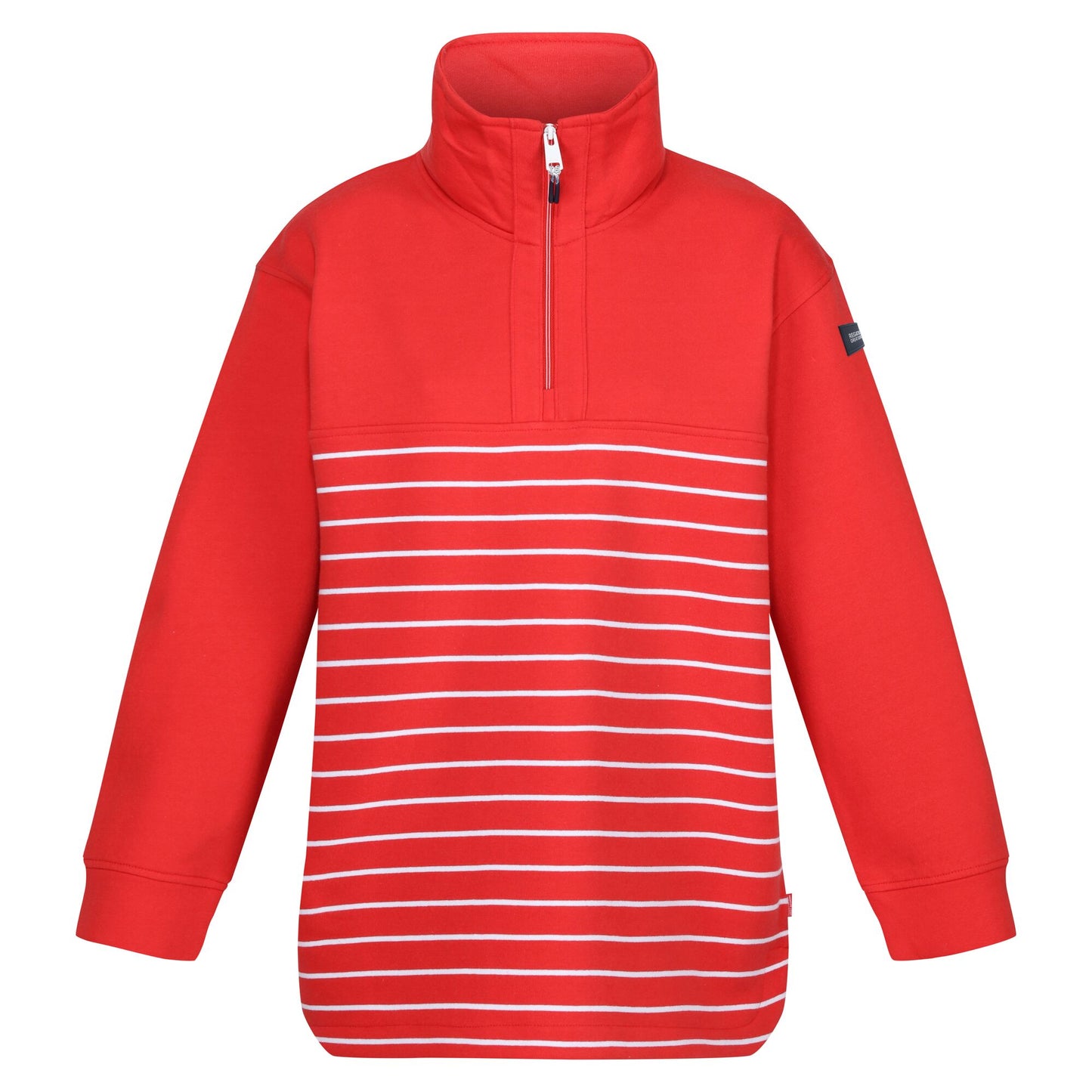 High Risk Red-White - Front - Regatta Womens-Ladies Bayletta Half Placket Sweatshirt