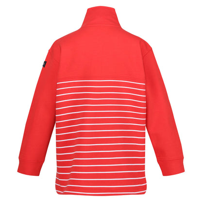 High Risk Red-White - Back - Regatta Womens-Ladies Bayletta Half Placket Sweatshirt