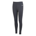 Seal Grey - Side - Regatta Womens-Ladies Holeen Pro Compression Leggings