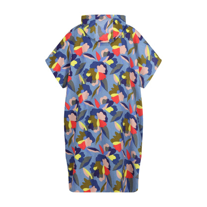 Multicoloured - Back - Regatta Unisex Adult Abstract Floral Hooded Towel