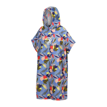 Multicoloured - Side - Regatta Unisex Adult Abstract Floral Hooded Towel