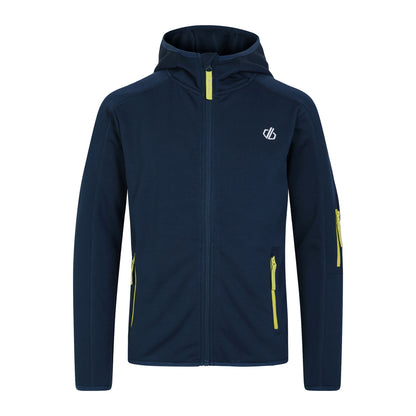 Moonlight Denim Marl - Front - Dare 2B Childrens-Kids Explore Marl Fleece Jacket