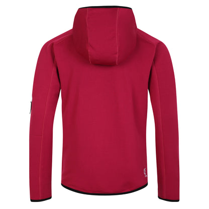 Berry Pink Marl - Back - Dare 2B Childrens-Kids Explore Marl Fleece Jacket