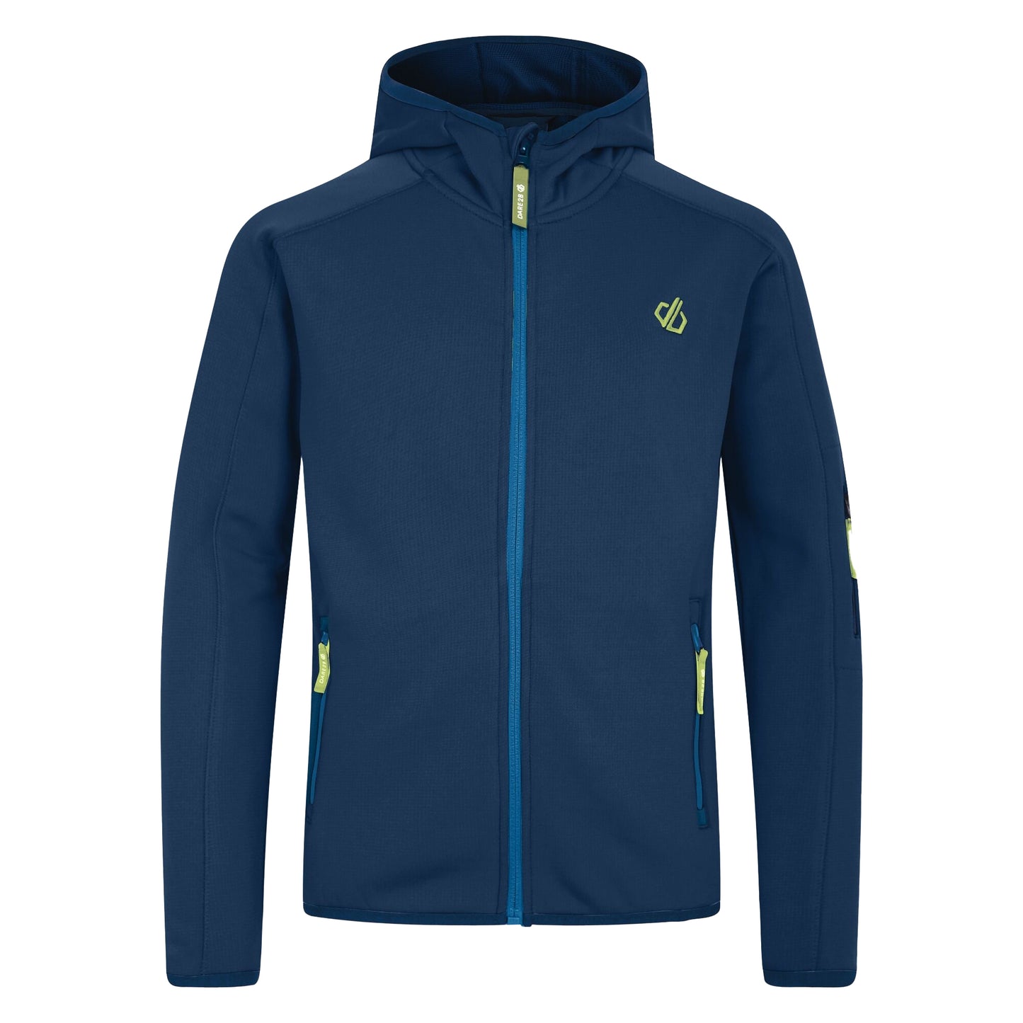 Moonlight Denim-Daiquiri Green - Front - Dare 2B Childrens-Kids Explore Marl Fleece Jacket