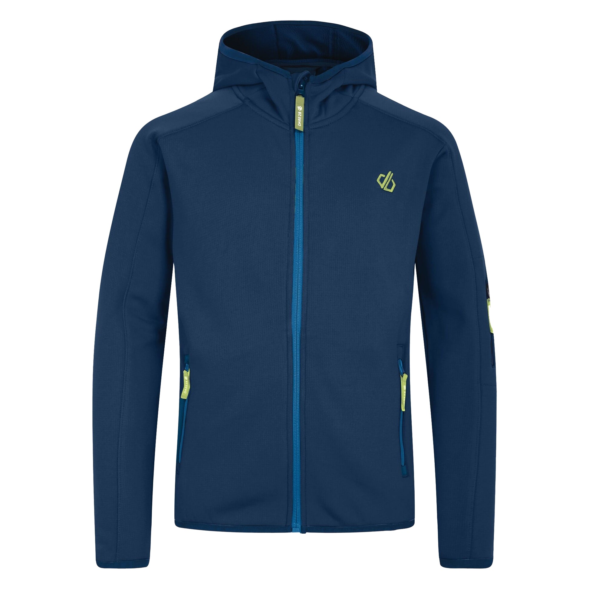 Moonlight Denim-Daiquiri Green - Front - Dare 2B Childrens-Kids Explore Marl Fleece Jacket