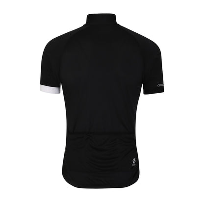 Black - Back - Dare 2B Mens Protraction III Cycling Jersey