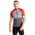 Seville Red-Stormy Weather - Lifestyle - Dare 2B Mens Protraction III Cycling Jersey