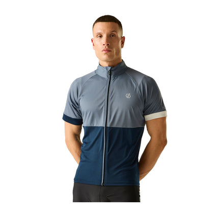 Mercury-Navy - Lifestyle - Dare 2B Mens Protraction III Cycling Jersey