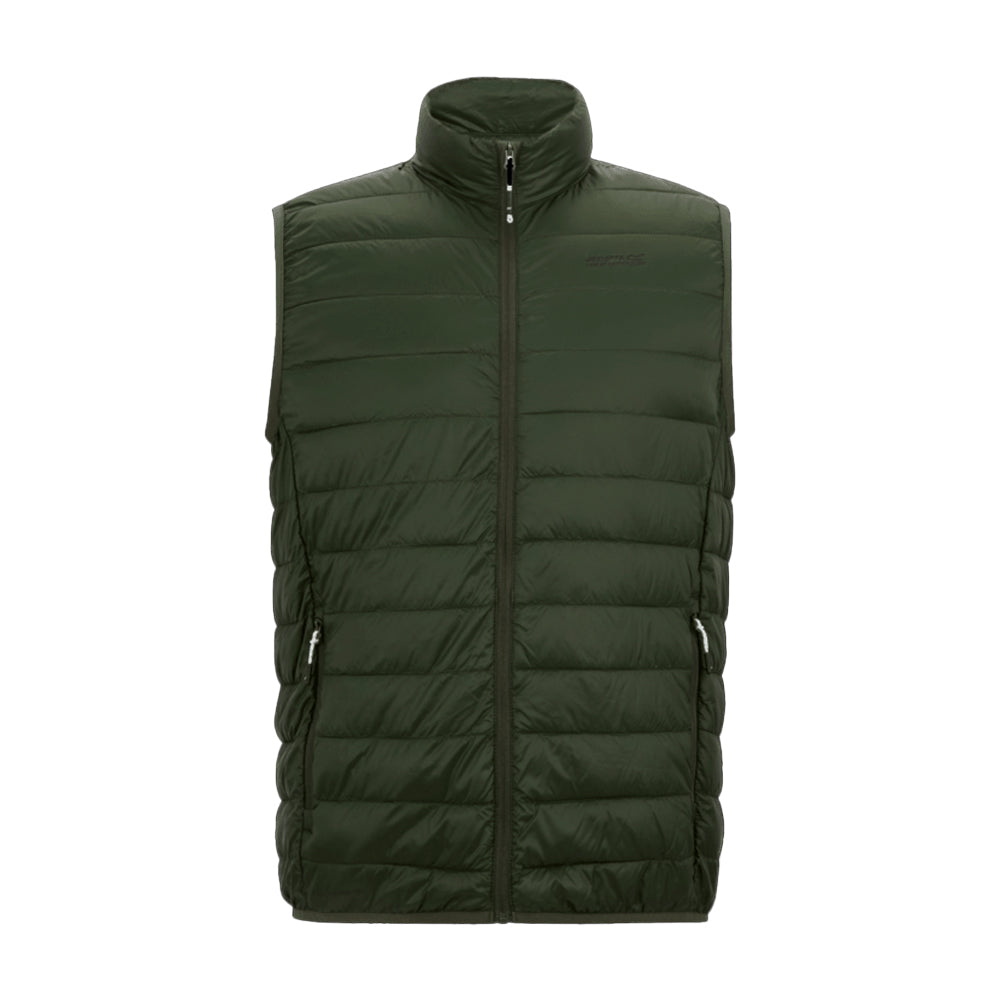 Dark Khaki - Front - Regatta Mens Hillpack II Gilet