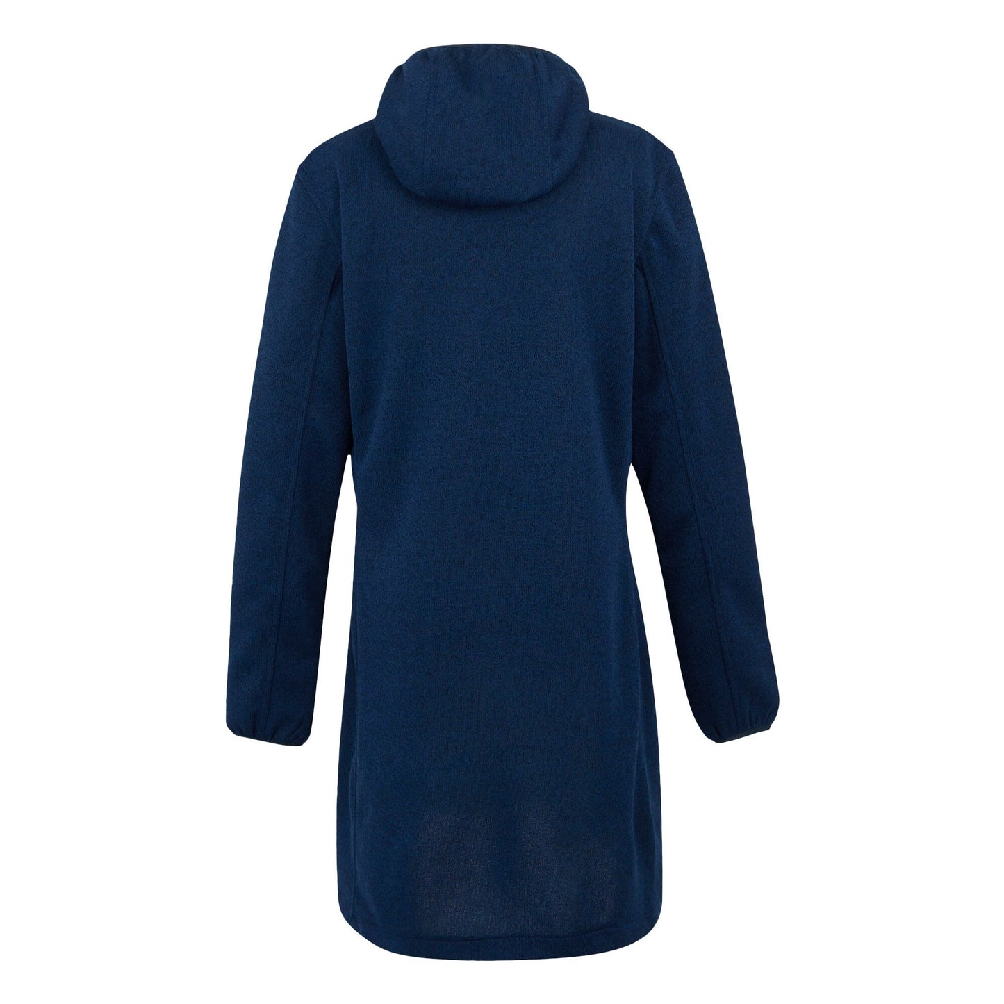 Navy-Icy Morn - Back - Regatta Womens-Ladies Bloomfield Marl Longline Fleece Jacket