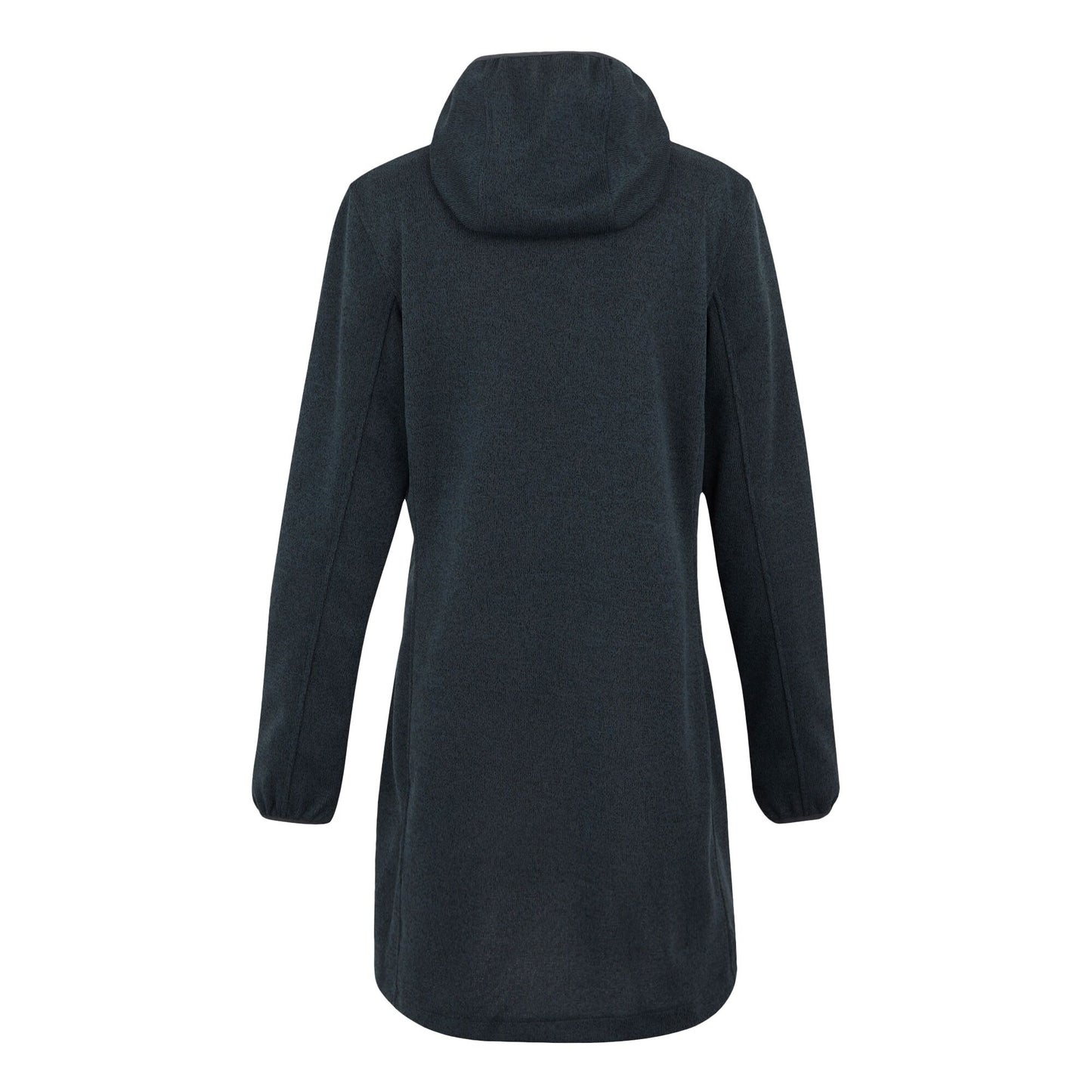 Seal Grey-Lilac Hint - Back - Regatta Womens-Ladies Bloomfield Marl Longline Fleece Jacket