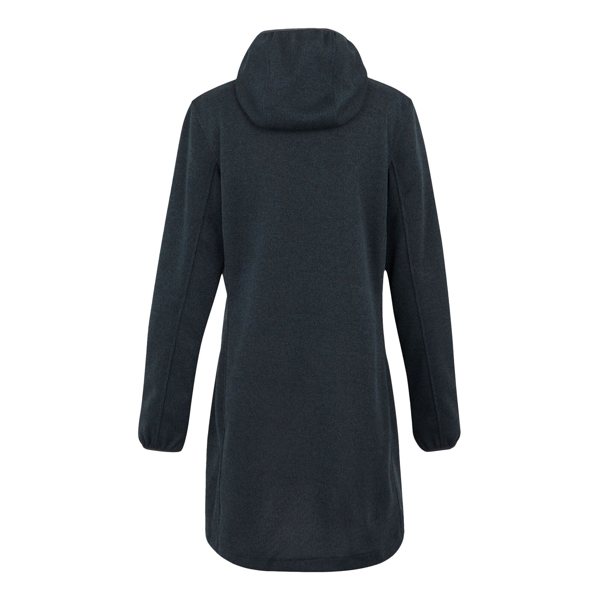Seal Grey-Lilac Hint - Back - Regatta Womens-Ladies Bloomfield Marl Longline Fleece Jacket