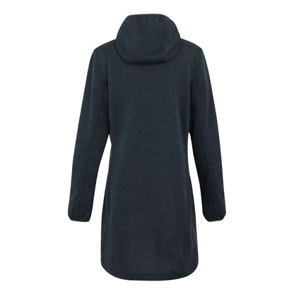 Seal Grey-Lilac Hint - Back - Regatta Womens-Ladies Bloomfield Marl Longline Fleece Jacket