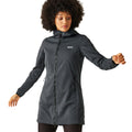 Seal Grey-Lilac Hint - Lifestyle - Regatta Womens-Ladies Bloomfield Marl Longline Fleece Jacket