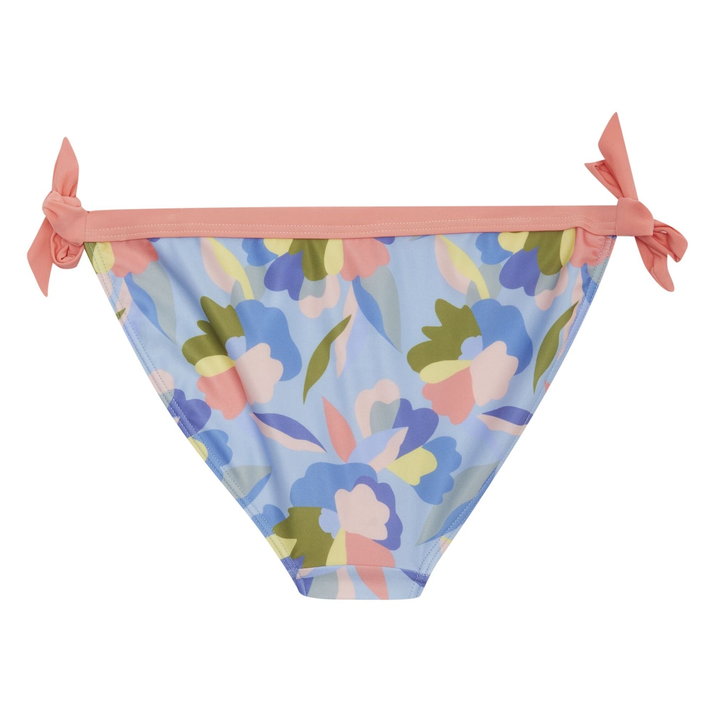 Blue-Green-Pink - Back - Regatta Womens-Ladies Flavia Abstract Floral String Bikini Bottoms