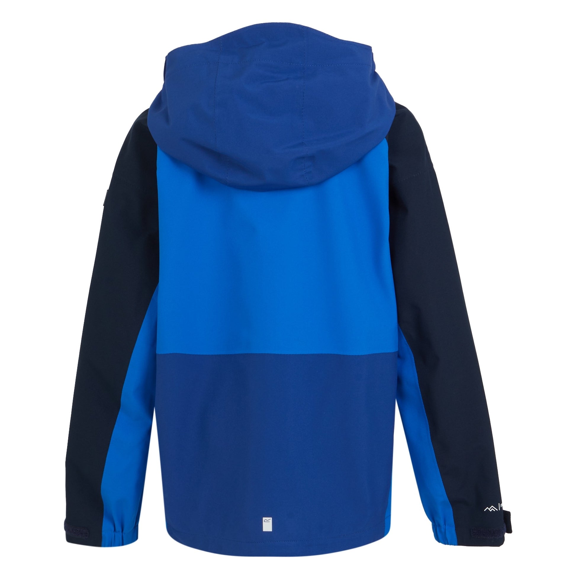 New Royal-Navy-Oxford Blue - Back - Regatta Childrens-Kids Highton V Waterproof Jacket
