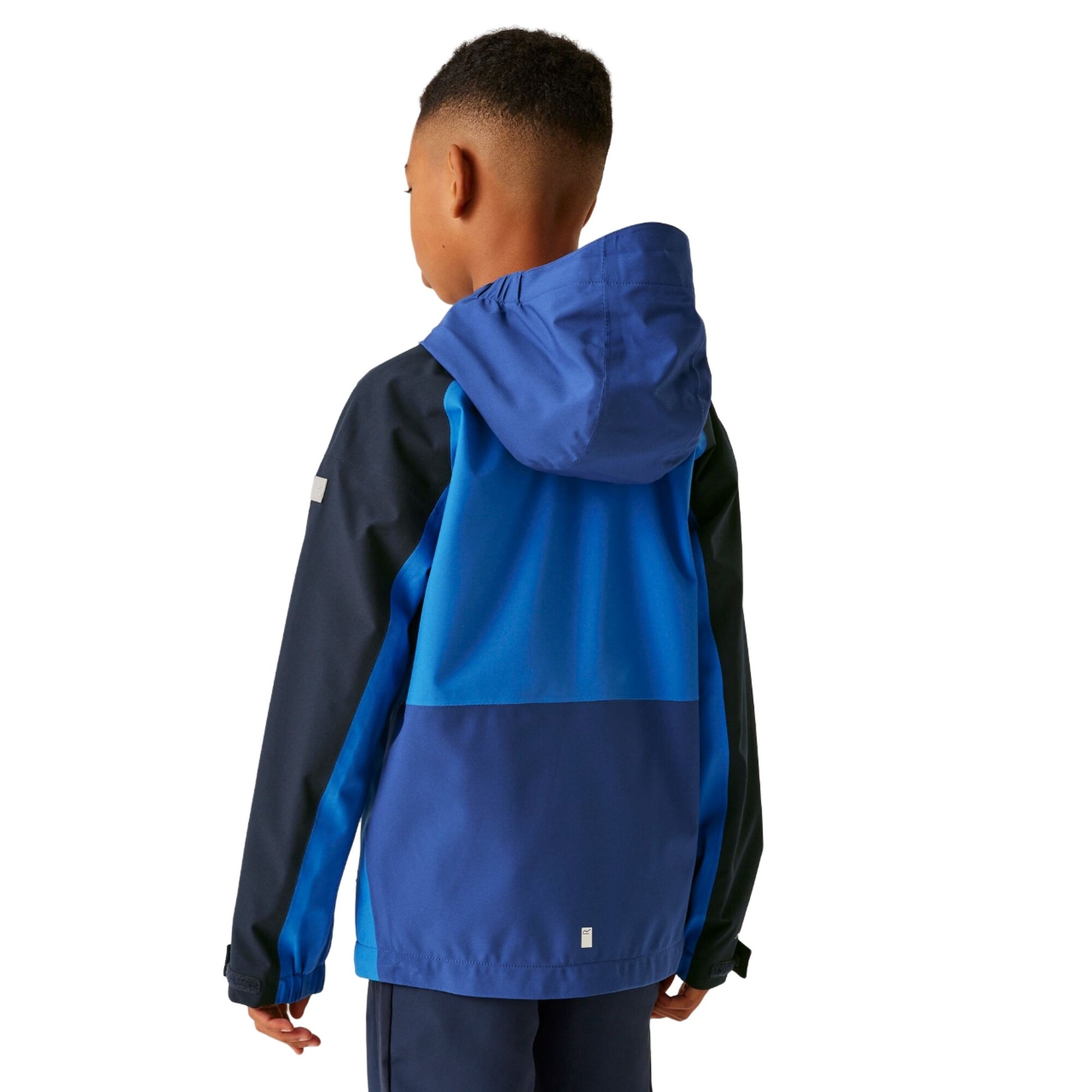 New Royal-Navy-Oxford Blue - Pack Shot - Regatta Childrens-Kids Highton V Waterproof Jacket