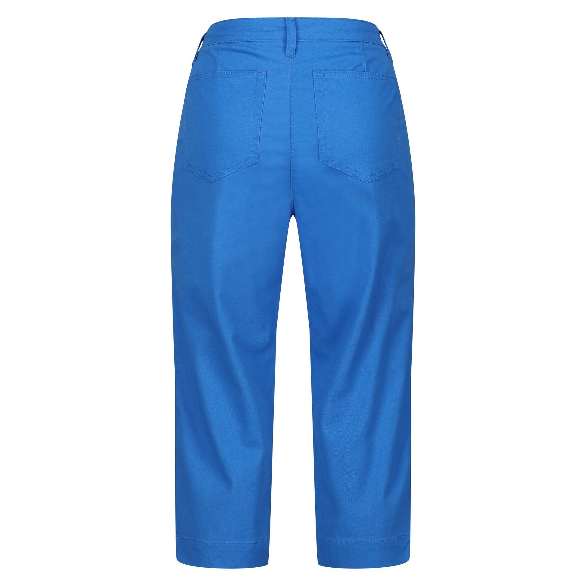 Sonic Blue - Back - Regatta Womens-Ladies Bayletta Capri Trousers