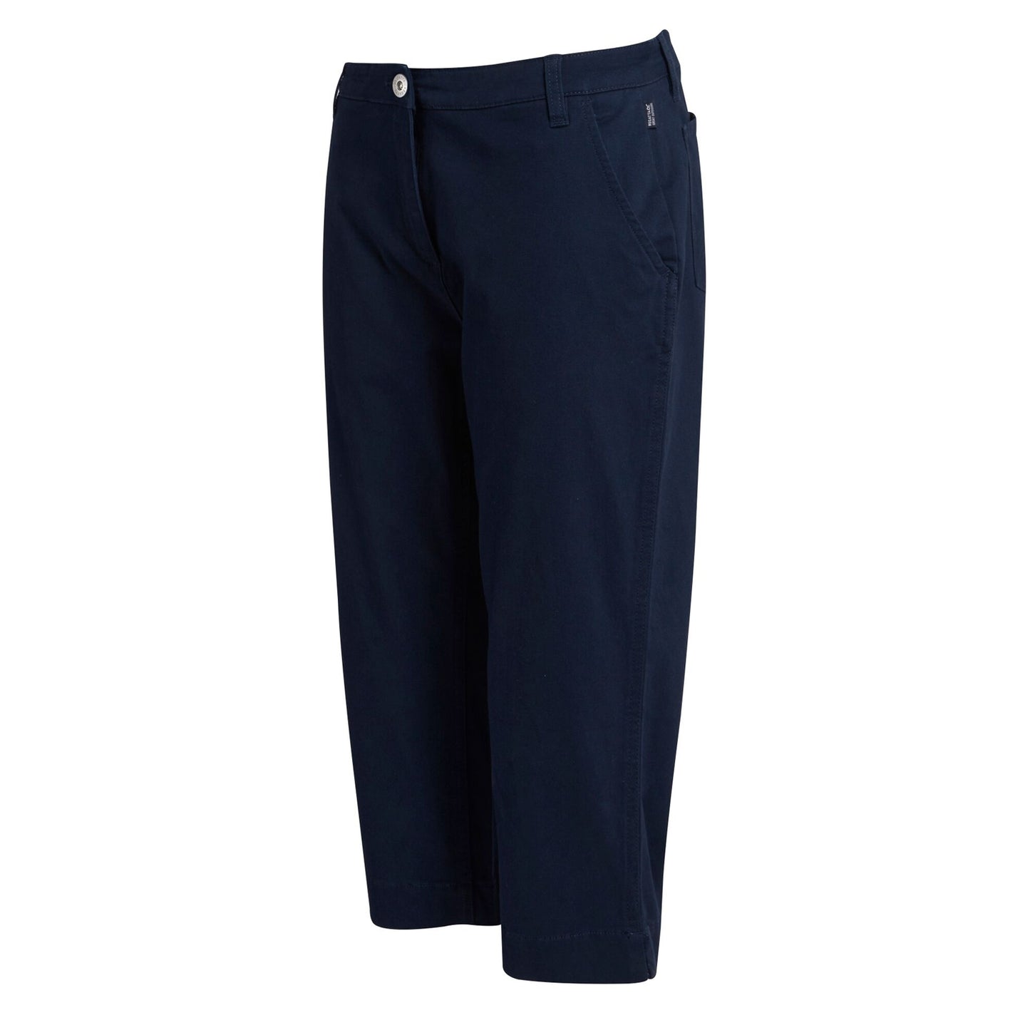 Navy - Side - Regatta Womens-Ladies Bayletta Capri Trousers