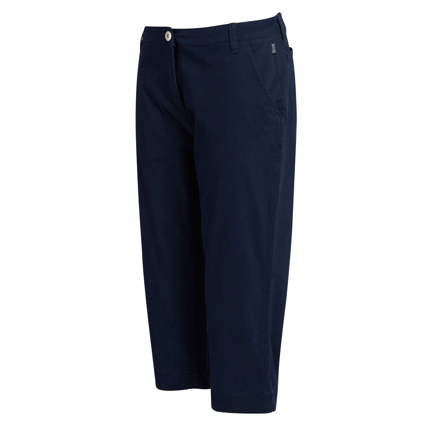 Navy - Side - Regatta Womens-Ladies Bayletta Capri Trousers