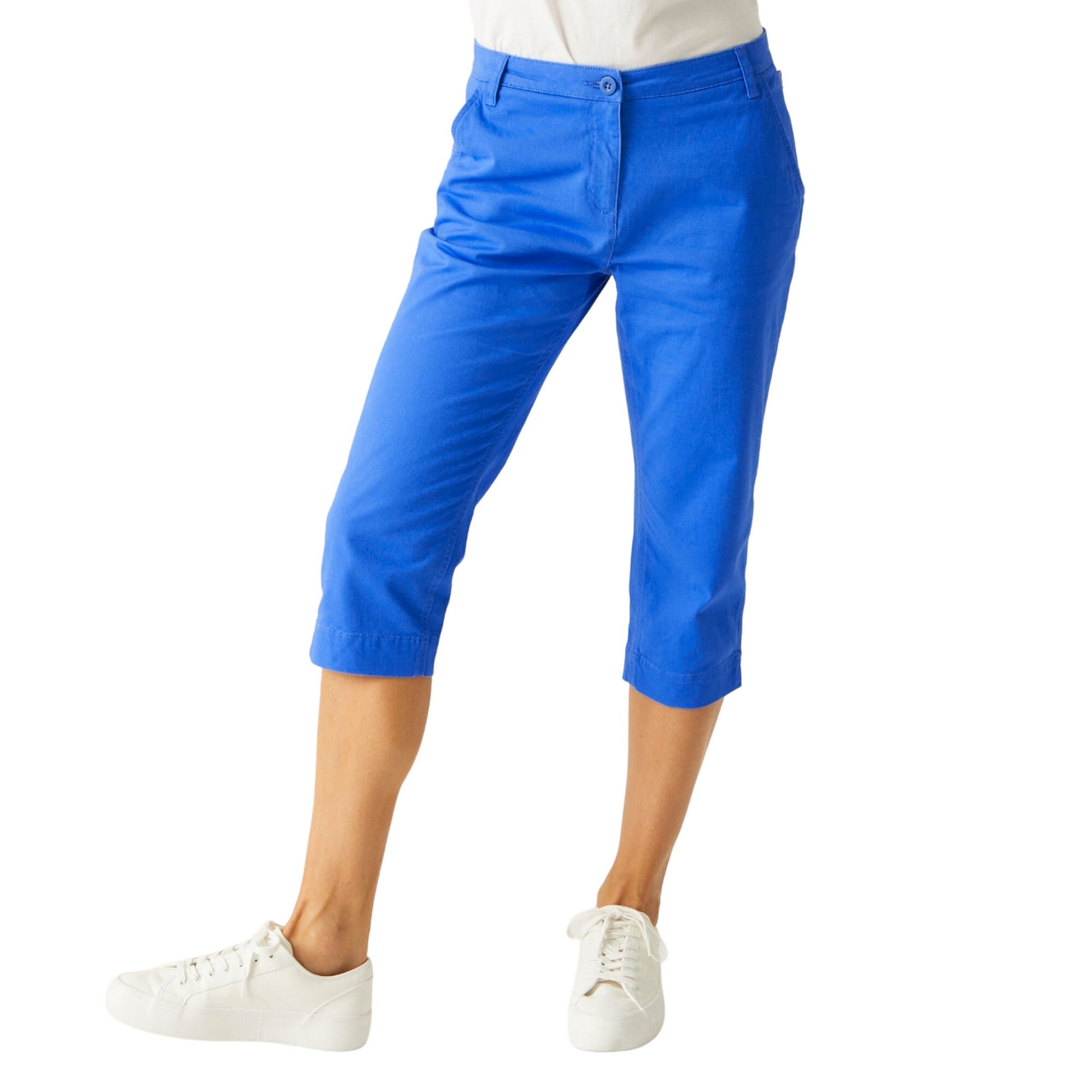 Sonic Blue - Lifestyle - Regatta Womens-Ladies Bayletta Capri Trousers