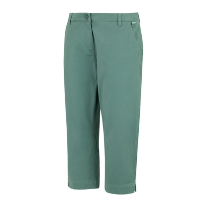 Ivy Moss - Side - Regatta Womens-Ladies Bayletta Capri Trousers