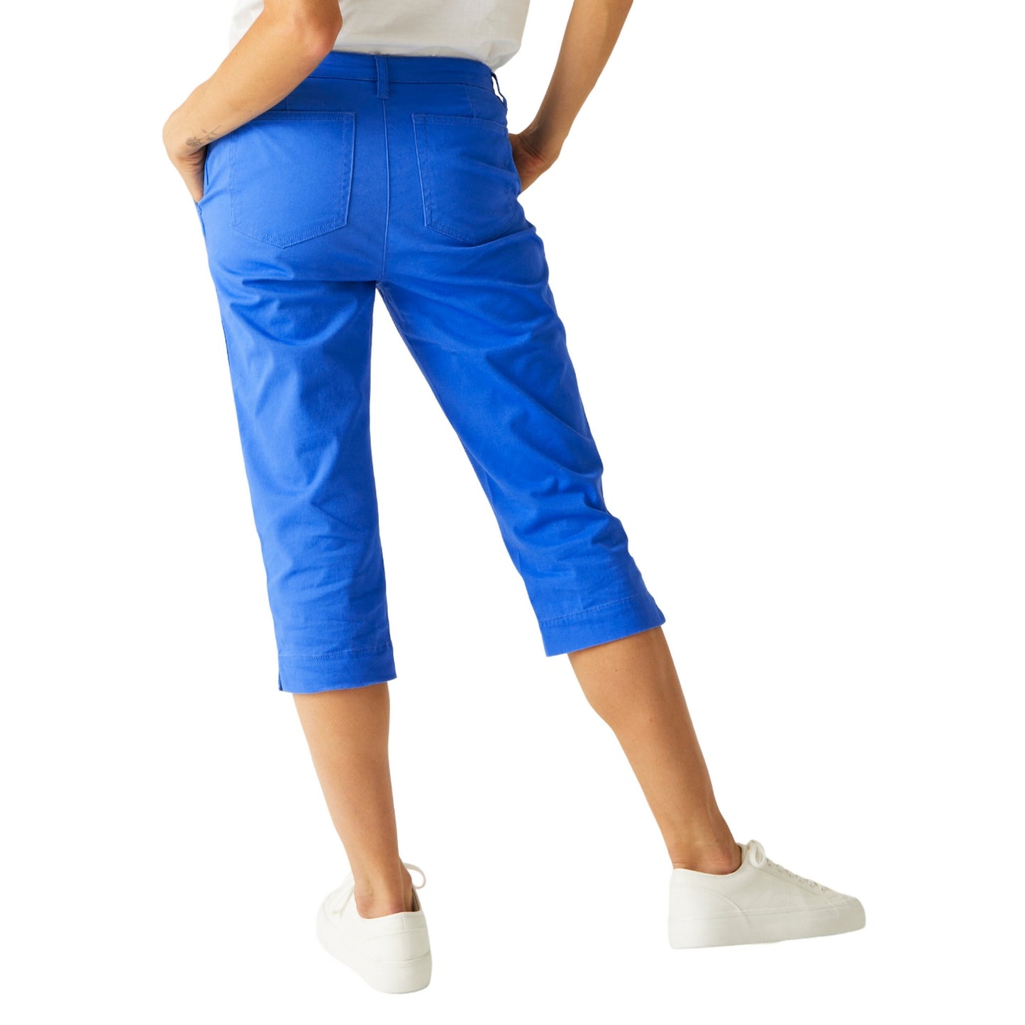 Sonic Blue - Pack Shot - Regatta Womens-Ladies Bayletta Capri Trousers