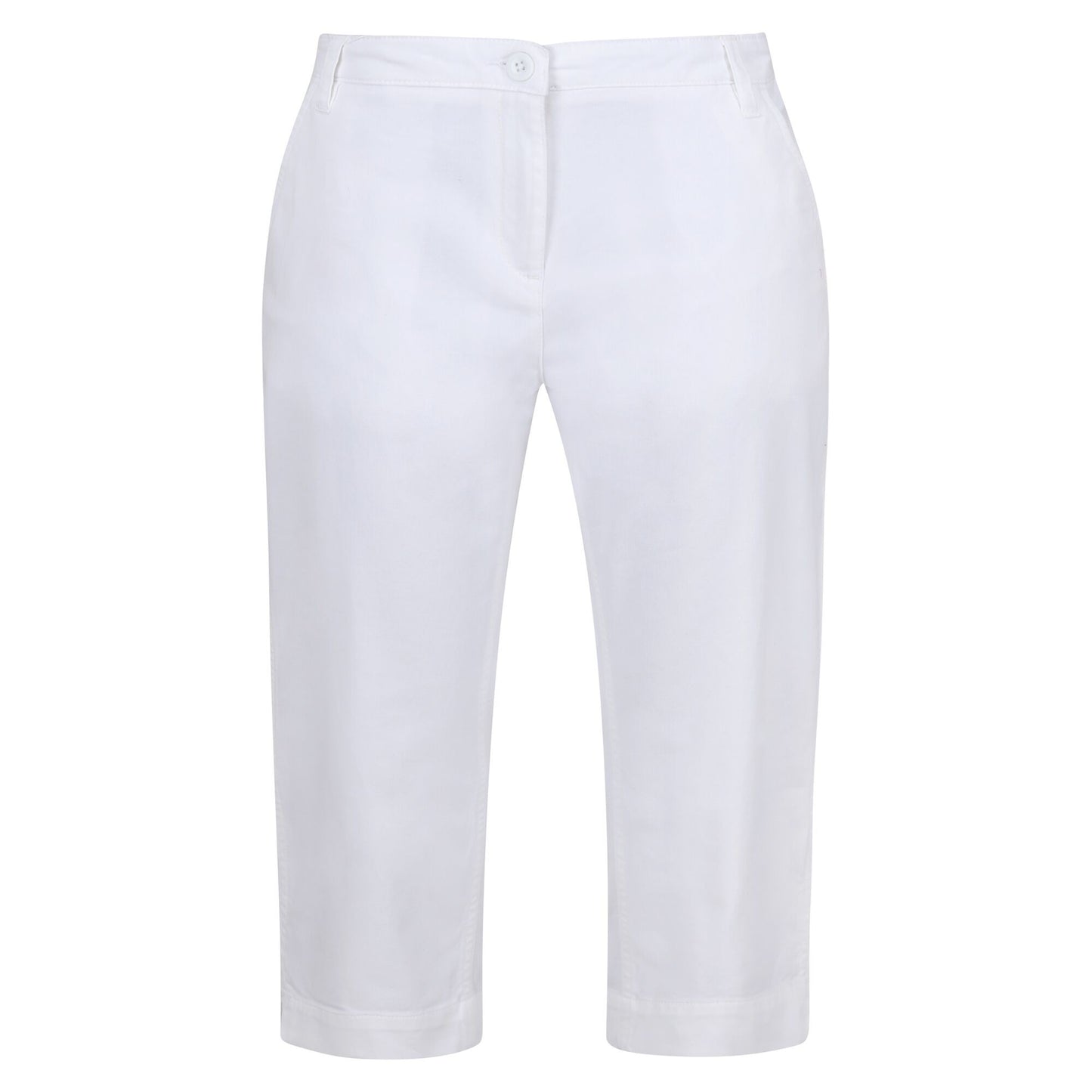 White - Front - Regatta Womens-Ladies Bayletta Capri Trousers
