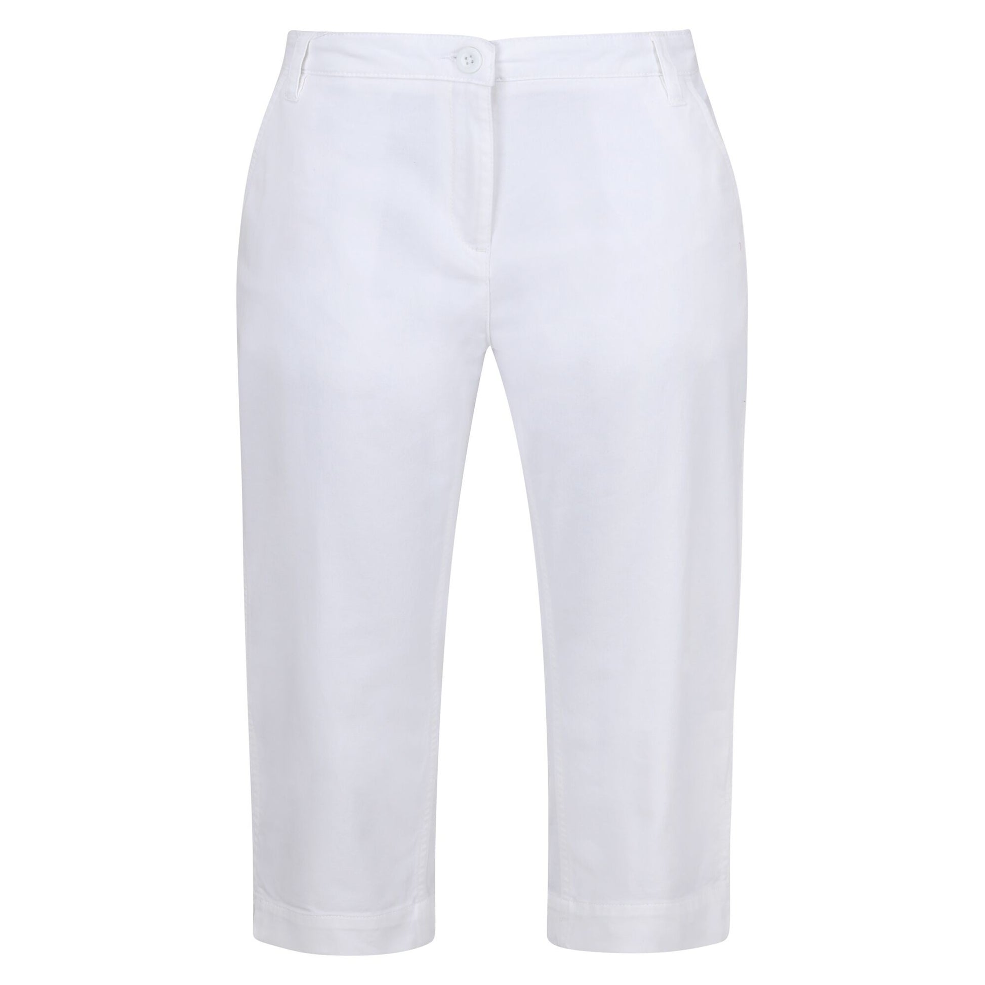 White - Front - Regatta Womens-Ladies Bayletta Capri Trousers