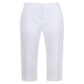 White - Front - Regatta Womens-Ladies Bayletta Capri Trousers