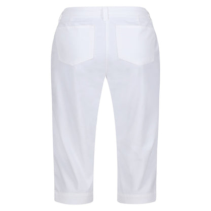 White - Back - Regatta Womens-Ladies Bayletta Capri Trousers