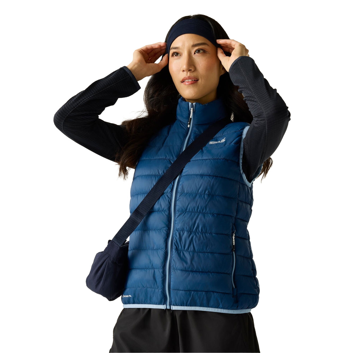 Aviator Blue-Washed Denim - Lifestyle - Regatta Womens-Ladies Hillpack II Gilet