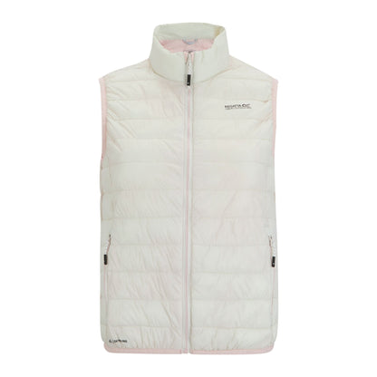 Barely White-Pink Haze - Front - Regatta Womens-Ladies Hillpack II Gilet