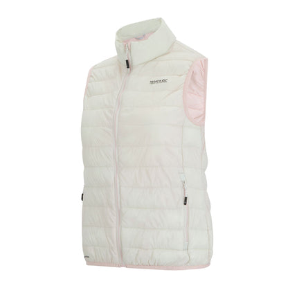 Barely White-Pink Haze - Side - Regatta Womens-Ladies Hillpack II Gilet