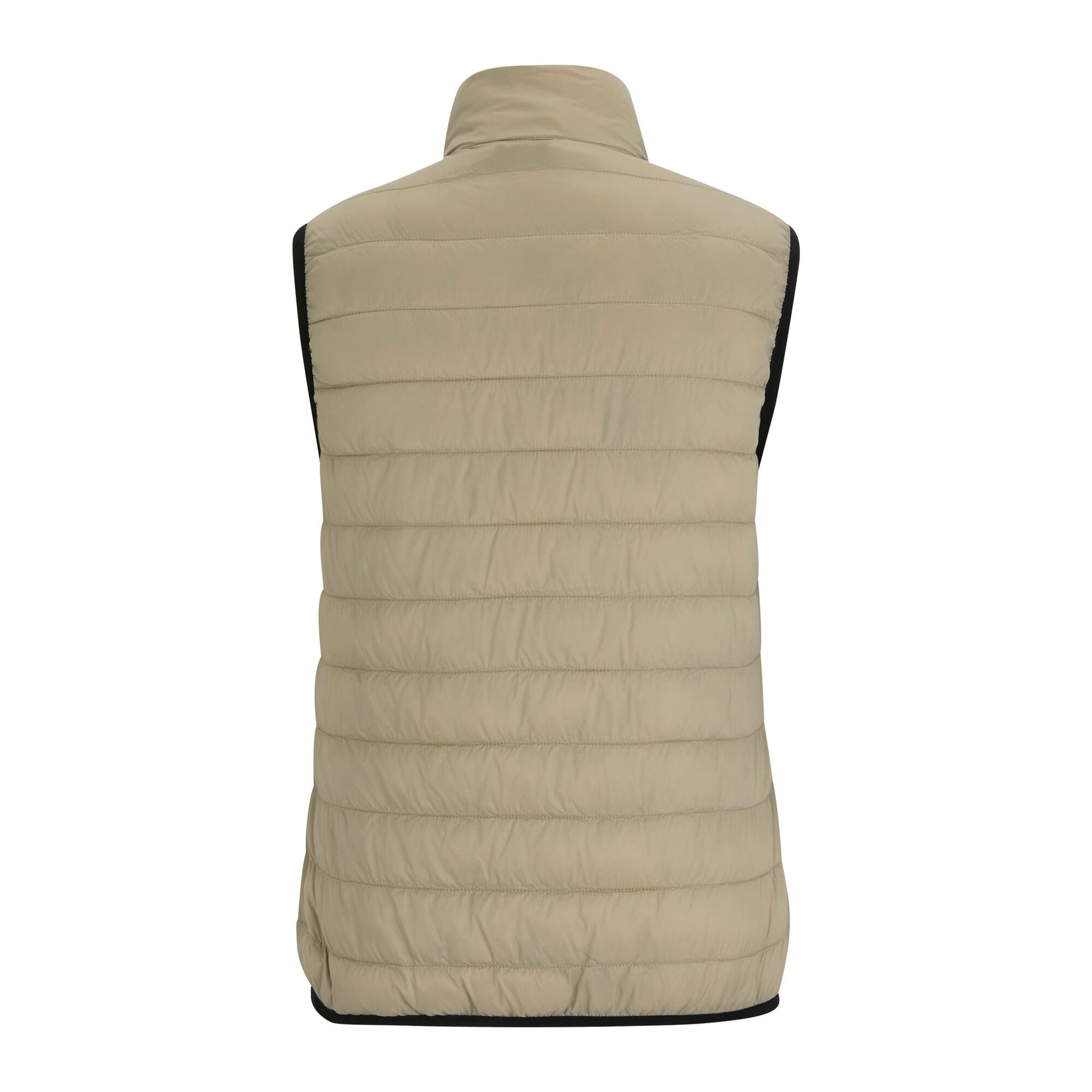 Parchment-Black - Back - Regatta Womens-Ladies Hillpack II Gilet